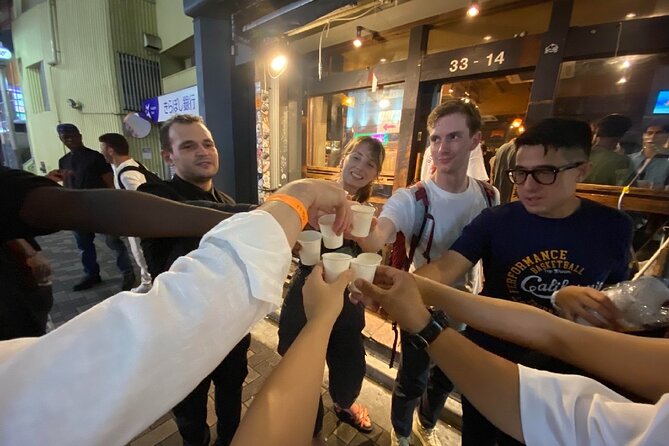 3Hour Osaka Pub Crawl Bar Hopping Nightlife Guided Tour in Namba - The route: four stops, with room to change