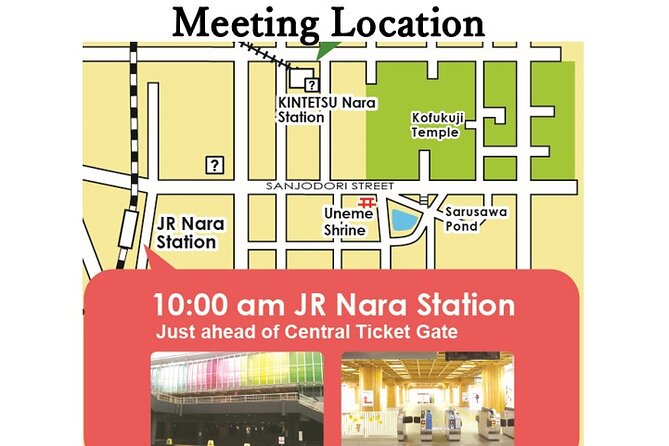 All must-sees in 3 hours - Nara Park Classic Tour! From JR Nara! - Finding the guide at JR Nara Station