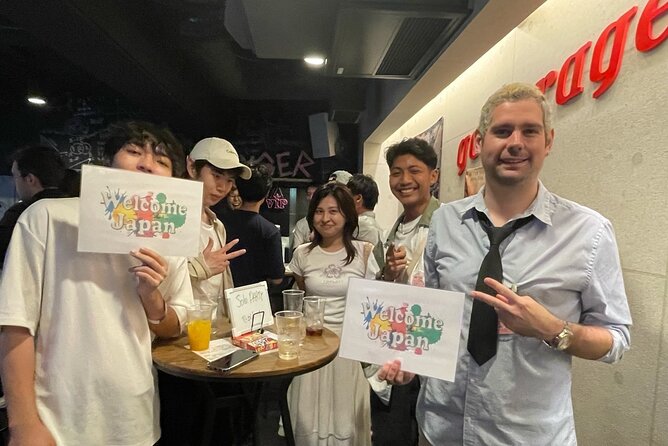 All You Can Drink Meet Locals Adventure Osaka International Party - From check-in to the first round of introductions