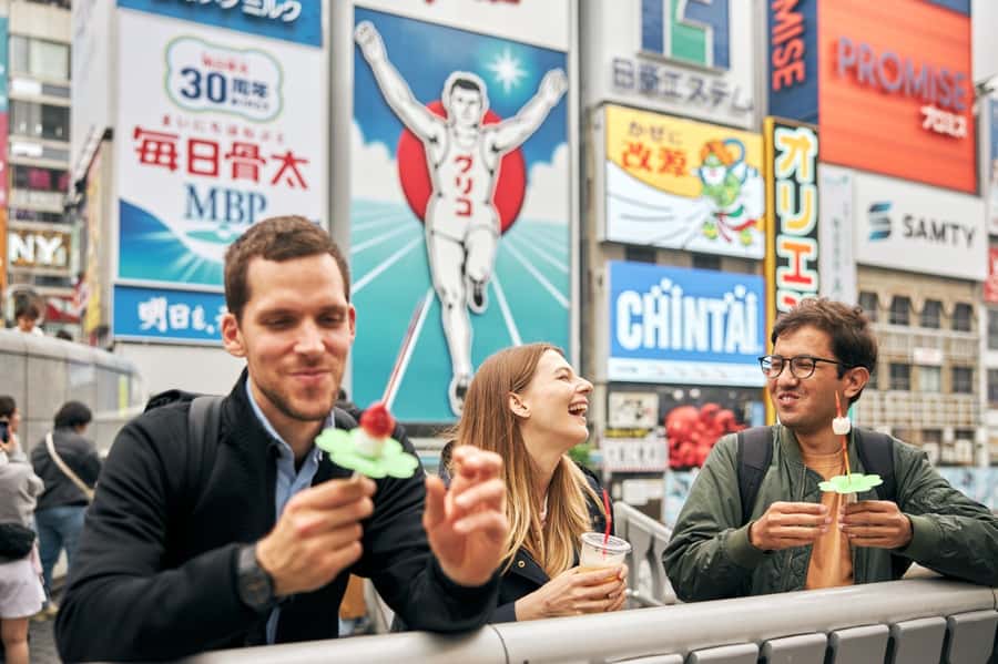 Eat Like a Local in Osaka – Private Custom Street Food Tour - Dotonbori’s bright streets, Namba’s lantern lanes