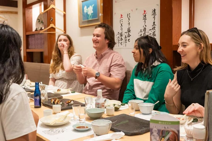 Eat Our Favorites! Osaka’s Backstreet Dining - Takoyaki starts the evening