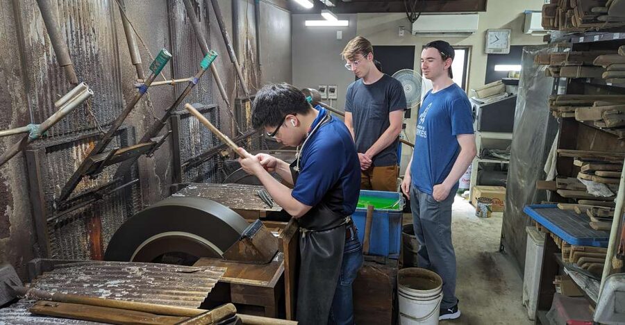 From Osaka: Sakai Knife Maker or Blacksmith Walking Tour - Sakai’s knife craft, seen at work
