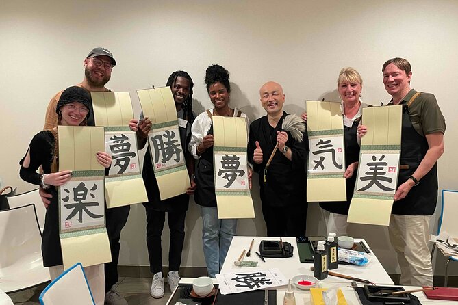 Japanese Calligraphy Experience in Osaka - Choose one of 16 kanji
