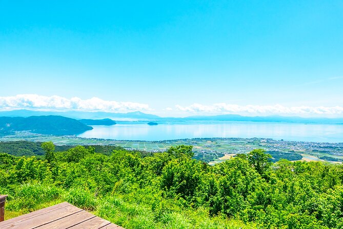 Lake Biwa Tour: Shirahige Shrine, Ukimido ,La Collina Omihachiman - Shirahige Shrine and its lake-bound torii