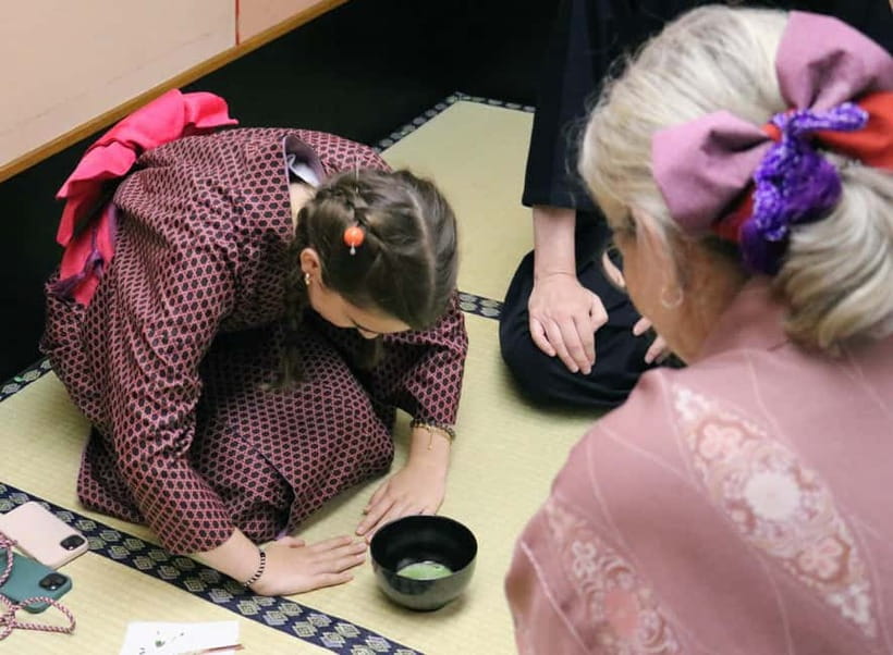 Learn Zen in a class of making Matcha tea near Osaka Castle - Matcha, wagashi, and the seasons