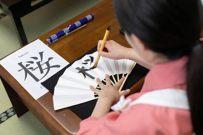 Learning Zen of Japanese Calligraphy in kimono near Osaka Castle - Is $43.59 good value for an hour?