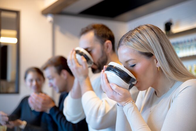 Matcha Making Class in Osaka with Authentic Japanese Sweets Set - Whisking your own cup