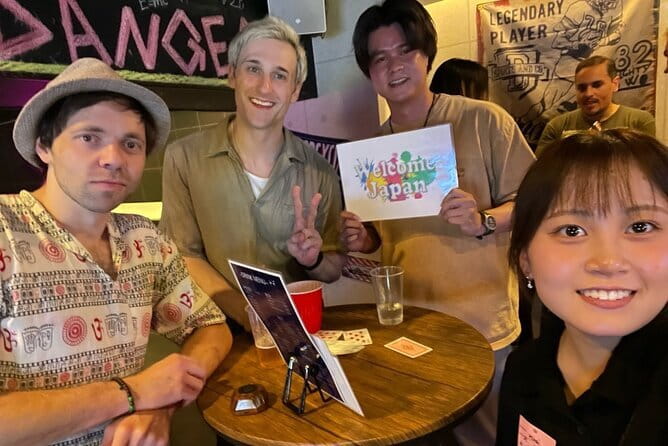 Meet Osaka locals and Japanese speaking experience at Pub Umeda - Topic cards, language practice, and local tips
