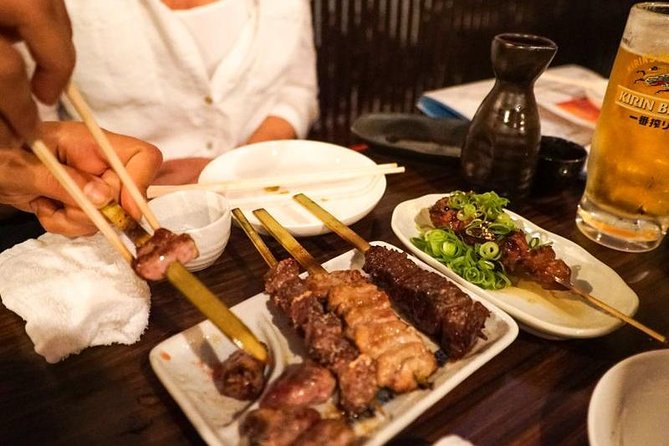 Osaka Bar Hopping Night Walking Tour in Namba (3 bars, 6 tastes) - Namba after dark, one small alley at a time