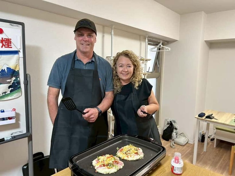 Osaka : Cooking Class Okonomiyaki & Takoyaki course in Nanba - Finding Room 303 in Chuo Ward
