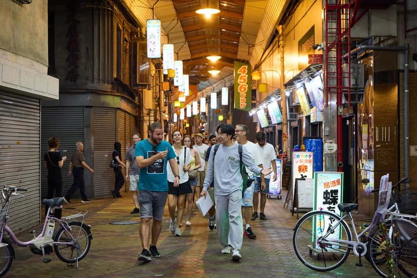 Osaka: Dark Side of Osaka Night Walking Tour - Two hours on foot for $25