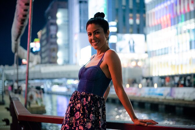 Osaka Dotonbori Night Photoshoot Private | Pro Photographer - Starting beneath the Glico Running Man