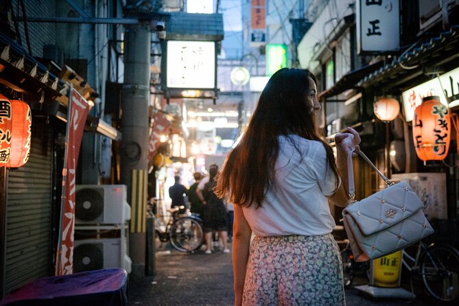 Osaka Dotonbori Night Photoshoot Private | Pro Photographer - Working the Glico sign and Ebisubashi Bridge