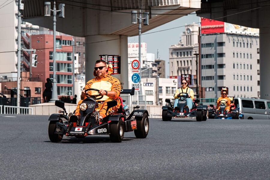 Osaka: Go Kart Tour on Osaka Streets with Guide - From Tsutenkaku to Osaka Castle