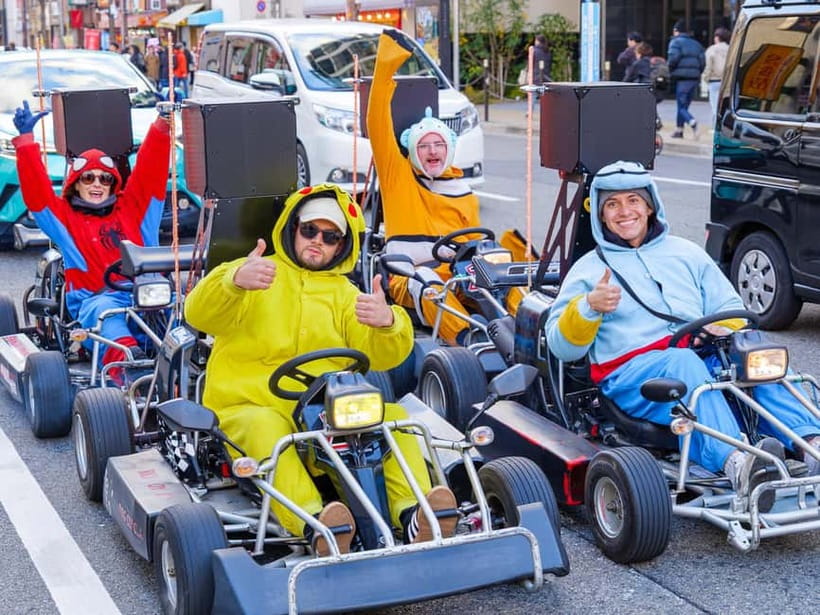 Osaka: Guided Go Karting Tour in a Funny Costume - At a glance
