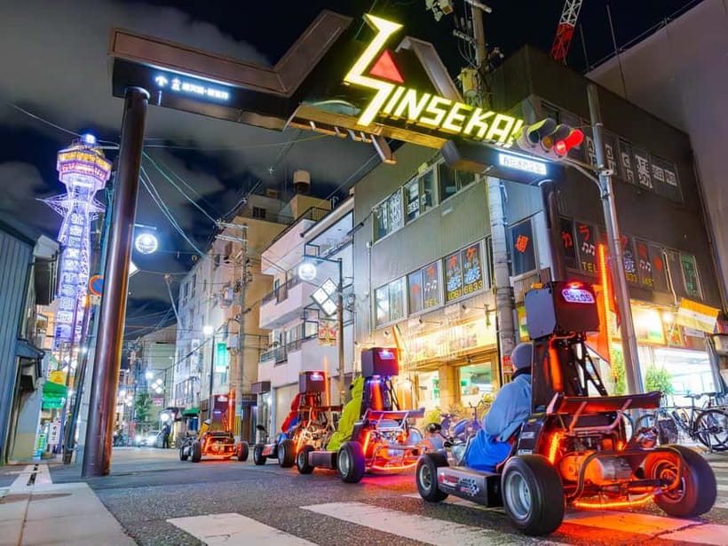 Osaka: Guided Go Karting Tour in a Funny Costume - The guide, the group and the photos