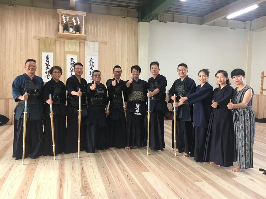 Osaka: Kendo Workshop Experience - Putting on the men changes the feel of the session