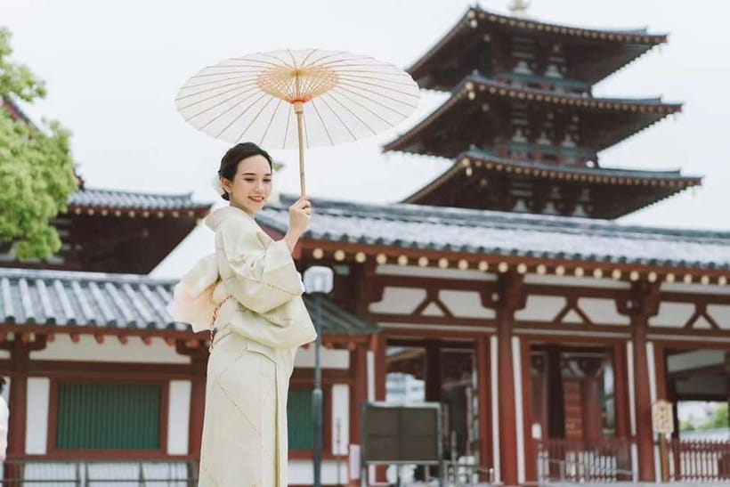 Osaka: Kimono or Yukata Rental &Photos Service Options - Take your outfit into Osaka