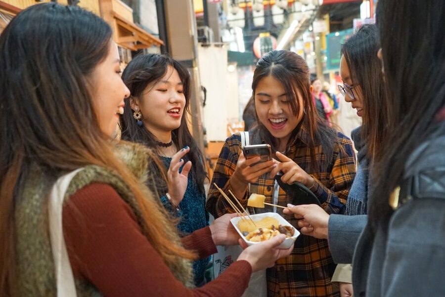 Osaka: Kuromon Market Food Walking Tour (6 stops, 6 tastes) - Kitchenware on Sennichimae Doguyasuji