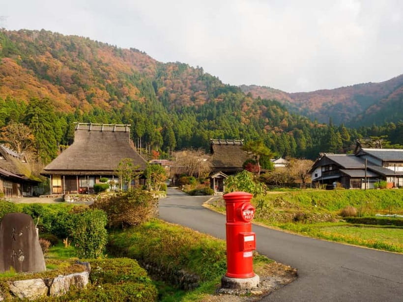 Osaka/Kyoto: Amanohashidate & Miyama Tour with Boat & Lunch - The view from Kasamatsu Park