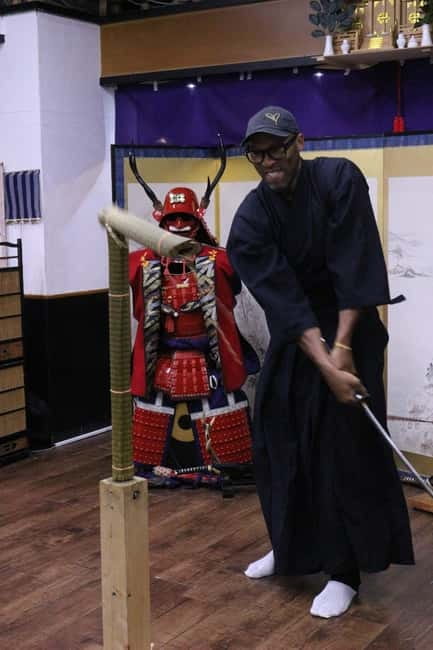 Osaka: Learn Bushido - Trial Slashing with Samurai Sword - Changing into training clothes