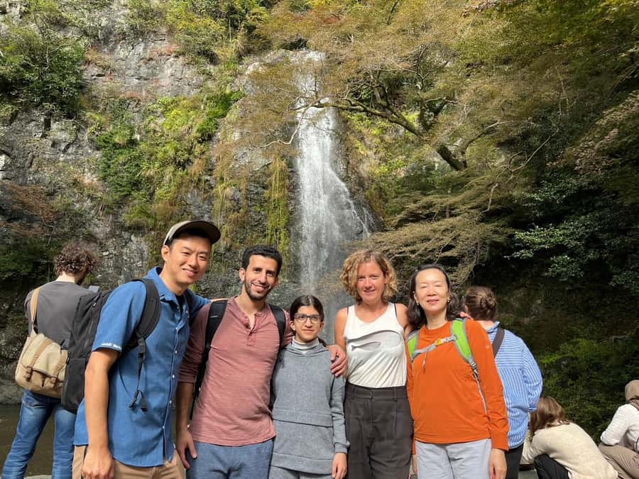 Osaka: Mino Forest Walk and Giant Waterfall with Local Lunch - The forest trail and the 33-meter waterfall
