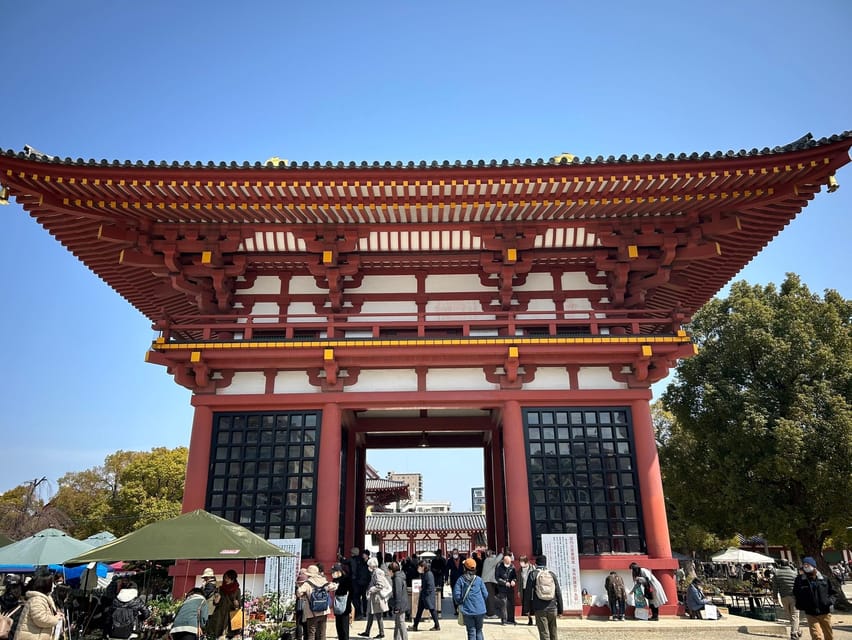 Osaka Morning Tour: Shitennoji Temple, Shinsekai &Doutonbori - Takoyaki, kushikatsu and the cost of extra bites