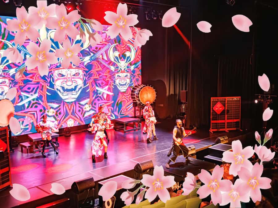 OSAKA NIGHT FUSION Japanese Taiko Kabuki Samurai Dance Show - A Show You Can Join, Not Just Watch
