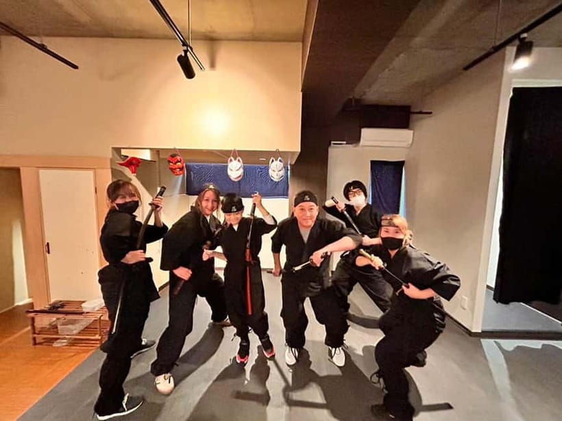Osaka: Ninja Experience Cafe in Dotonbori - Three weapons, three different skills