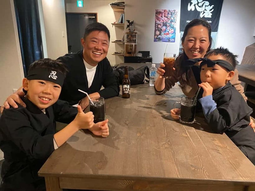 Osaka: Ninja Experience Cafe in Dotonbori - Photos, food and the cafe setting