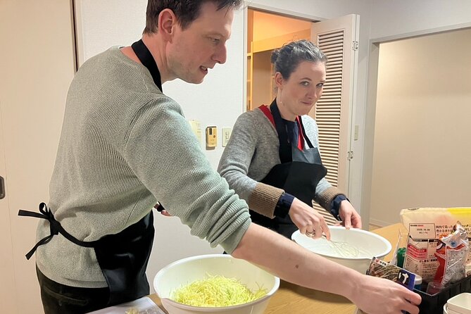Osaka Okonomiyaki Cooking Class "Learn here and make it at home" - Take time to eat and compare notes
