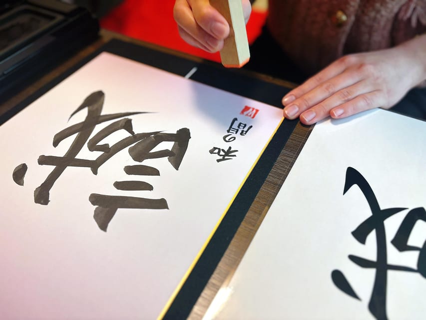 Osaka: Private Japanese Calligraphy Experience - From writing systems to brush practice