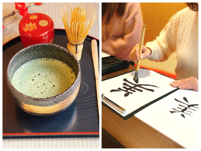 Osaka: Private Tea Ceremony and Calligraphy Experience - Make your own matcha