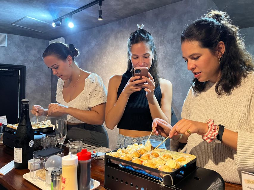 Osaka Sake Tasting with Takoyaki Cooking - Who will enjoy this most