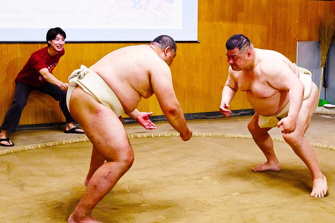 Osaka Sumo Experience with Live Show and Audience Challenge - What happens in 90 minutes of sumo