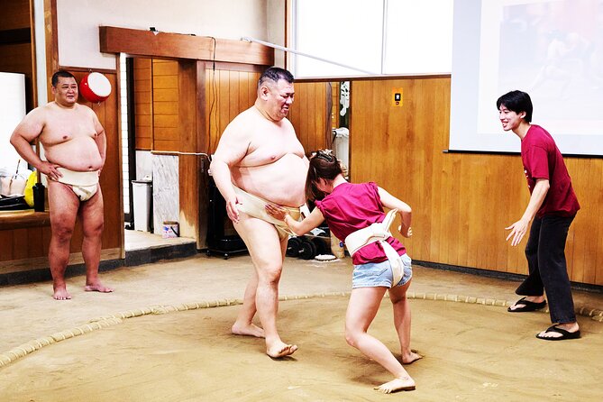 Osaka Sumo Experience with Live Show and Audience Challenge - Sumo’s rituals make the action easier to read