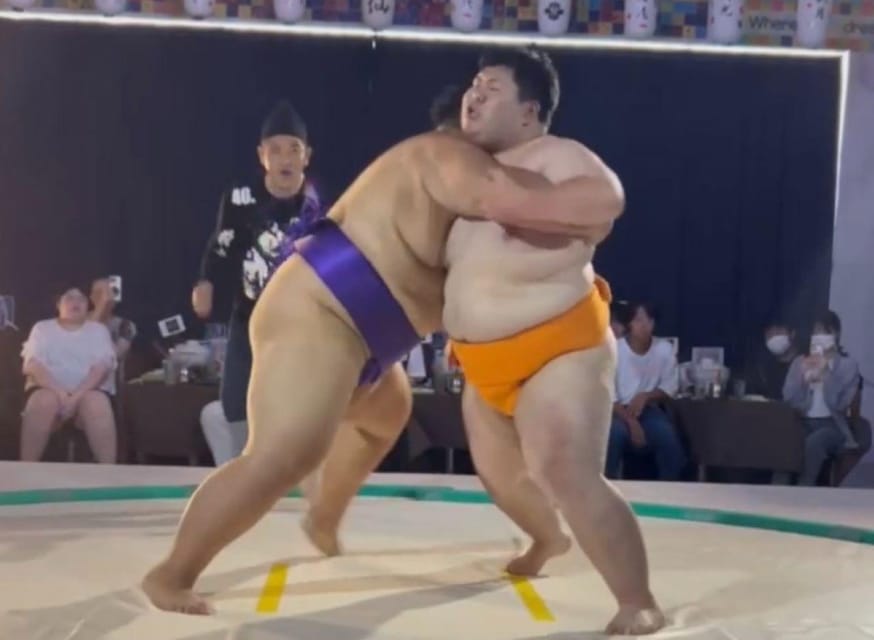 Osaka: Sumo Show & Experience w/ Optional Kimono & Hot Pot - Who will enjoy this most?