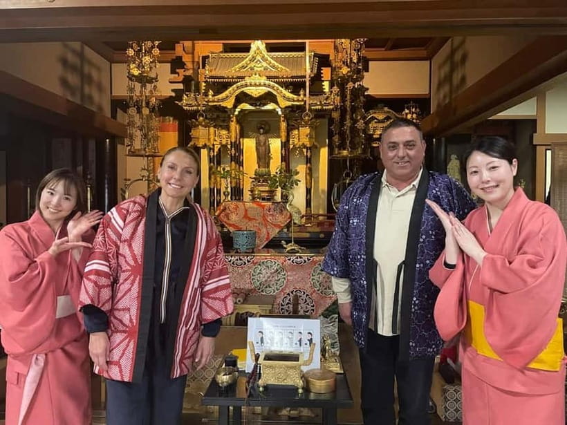 Osaka Temple Head Spa &Matcha Facial – Refresh & Glow〈90min〉 - Tea Ceremony, Then a Yukata Photo