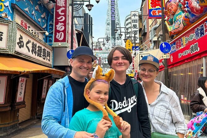 Osaka Walking Tour to Local Gems, Food & Culture - Dotonbori delivers the famous Osaka scene, briefly