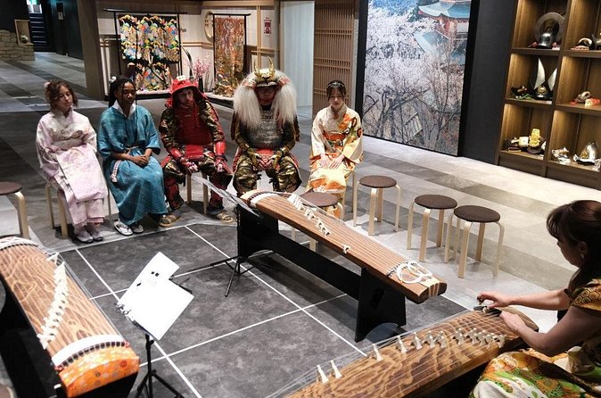 Premium Kimono Dressing, Tea Ceremony, Calligraphy, Samurai show - What the price covers, and what it does not