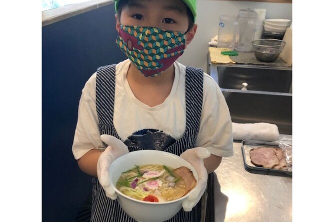 Ramen Craftsman Experience in Osaka - Behind the counter at Menya SHU