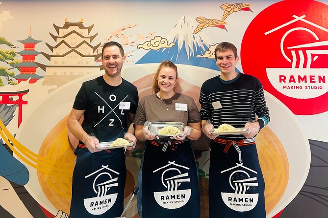 Ramen-Making Experience in the Osaka Castle Area with Souvenir - A small class with English-speaking instruction