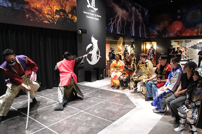 Samurai dress-up and shows, plus Tea Ceremony & Calligraphy - What the price covers, and what costs extra